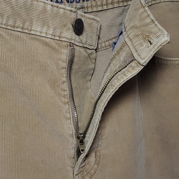 Lands' End Traditional Fit Tan Corduroy Pants - Picture 5 of 11
